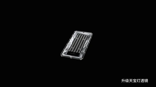 Solar street light lens