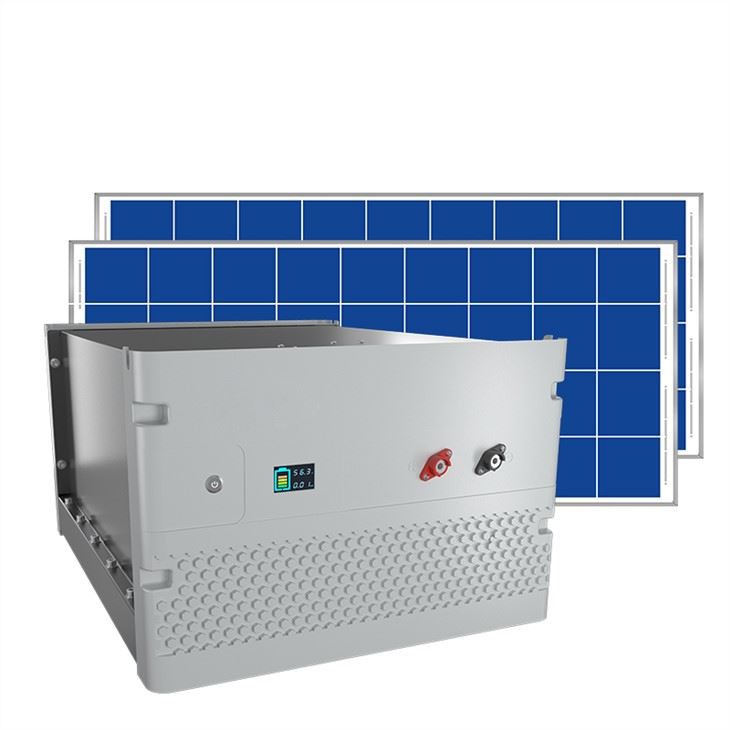 Pacote de bateria solar LiFePO4 de 48 V 10240 Wh Sistema de armazenamento residencial Energia verde de carbono azul Bateria de 10,24 kW